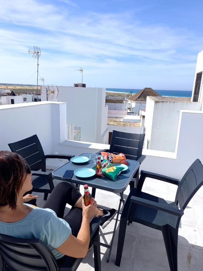 Brand New - Casa El Cuartel With Private Seaview Rooftop Conil De La Frontera Luaran gambar